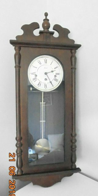 Hermle Westminster Chime Wall Clock (h 29 " W 11.  5 ") Restoration/parts See Notes