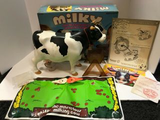 1977 Kenner Milky The Marvelous Milking Cow Complete In The Box