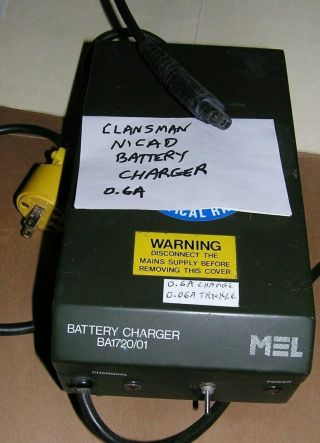 Clansman Battery Charger,  Ba1720/01,  Mel.  For Prc319,  Prc320 Nicads