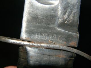 WW2 USMC Ka - bar knife 6
