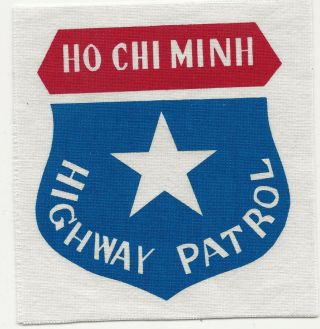Vietnamese Made Printed Style Usaf Ho Chi Minh Highway Patrol Pocket Patch