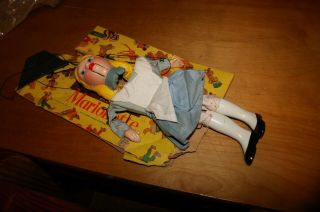 Old Antique Alice In Wonderland Walt Disney Marionette Puppet Doll