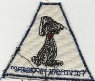 Vietnamese Made Novelty Pocket Patch With Snoopy Saying - uck It I Got My Orders 2