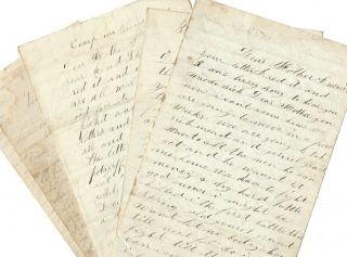 Civil War Letters Pa 119 Soldier Reveals Rebel Bullets To Cap,  Grant 