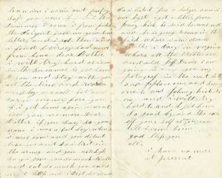 Civil War Letters PA 119 Soldier Reveals Rebel Bullets To Cap,  Grant ' s VA Plans 2