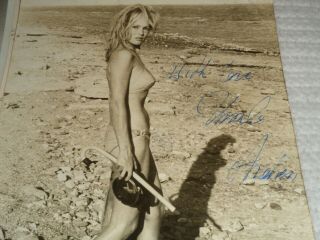 Ursula Andress Signed Photo in Vietnam War USO Bob Hope Show 1970 & Golddiggers 3