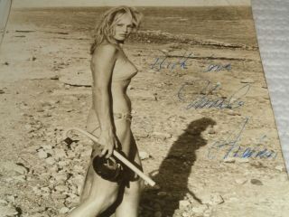 Ursula Andress Signed Photo in Vietnam War USO Bob Hope Show 1970 & Golddiggers 4