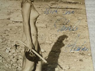 Ursula Andress Signed Photo in Vietnam War USO Bob Hope Show 1970 & Golddiggers 5