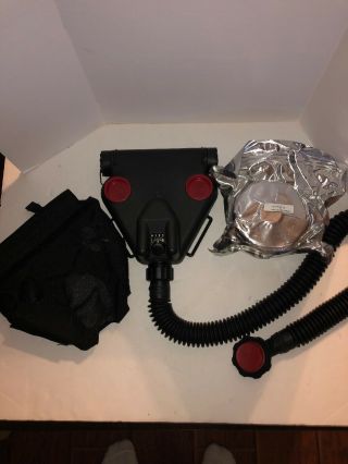 Navy Issued C420 Blower W/ Remote Control Cable Gas Mask Micronel Saftey
