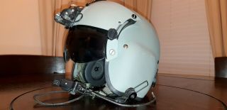 Hgu56 Gentex Flight Pilot Helmet - Nvg,  Cobra Mic Medium Hgu 56