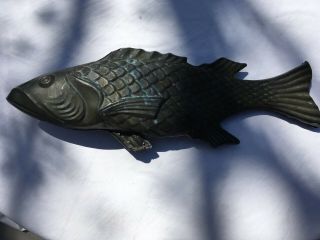 Antique Weathervane Copper Full Body Large Fish 26 