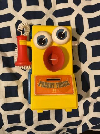 Vintage 1978 Tomy Toys Freddy Phone Telephone Bank - 4