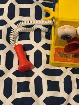 Vintage 1978 Tomy Toys Freddy Phone Telephone Bank - 8