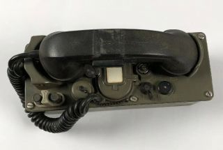 Vintage TA - 312/PT Military Field Phone Radio Engineering Products - Telephone - USA 2