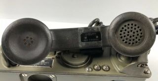 Vintage TA - 312/PT Military Field Phone Radio Engineering Products - Telephone - USA 7