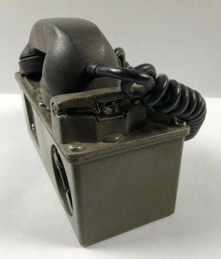 Vintage TA - 312/PT Military Field Phone Radio Engineering Products - Telephone - USA 9