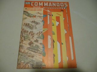 Vintage Samuel Lowe - U S Commandos Punch Out Book - 1943