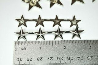 RARE Authentic Vietnam War 4 Star General or Admiral Rank Insignia Set Sterling 7