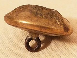 Civil War Non Dug Union Rifleman Brass Coat Button Scovill Mfg Co.  Waterbury 3