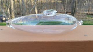 Antique Clear Blown Glass Baby Infant Invalid Feeder Nurser Nursing Bottle 3 2