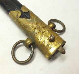 D876: SAMURAI KATANA,  REAL Japanese military short sword,  Saber,  Dagger TANKEN 10