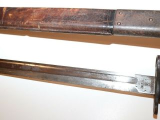 WW1 Bayonet Springfield RIA DATED 1906 with Scabbard 3