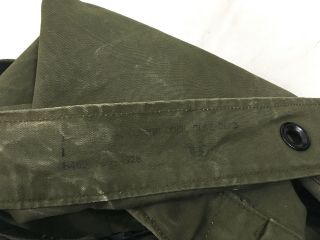 Vintage Vietnam era US Military Named US Army Duffle Bag Shoulder Strap A33 2
