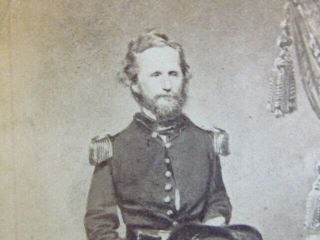 Civil War General Nathaniel Lyon Cdv Photograph By Anthony