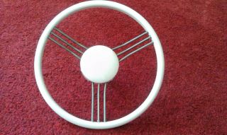 Tri - Ang Vintage Pedal Car Bare Metal Steering Wheel