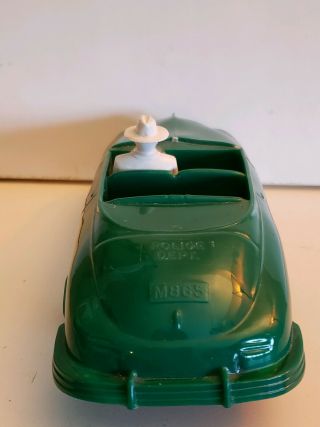 Vintage Marx Dick Tracy Police Dept.  Plastic Friction Car 4