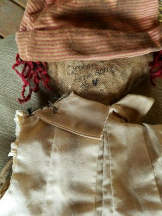 OOAK PRIMITIVE FOLK ART Cloth Rag Doll RAGGEDY ANN by ORPHAN ANNIES 4