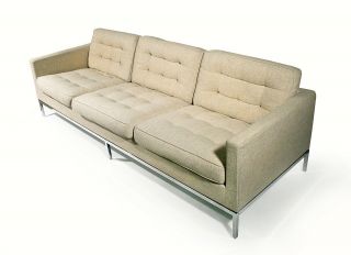 VINTAGE MID CENTURY FLORENCE KNOLL FOR KNOLL ASSOCIATES SOFA 3