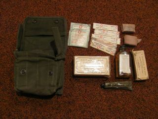 Wwii Us Army Jungle First 1st Aid Kit