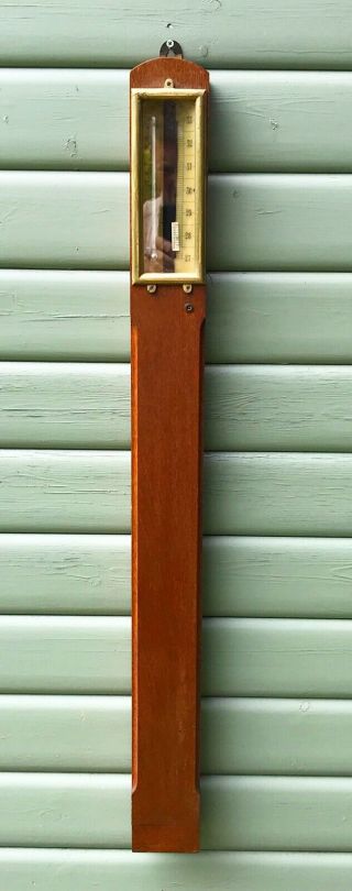 Oak Stick Barometer John Davis Of Derby