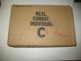 C Ration Case 1967 Empty Case Box Only