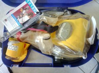 Hard Box Children,  Kids Israeli Protective Kit Gas Mask Age 0 - 8