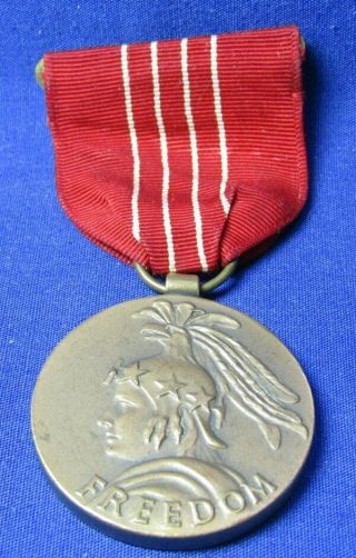 Wwii Medal Of Freedom Rare In Great Shape