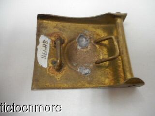 WWI IMPERIAL GERMAN ARMY ENLISTED BELT BUCKLE FROM OLD MUSEUM GOTT MIN UNS 5