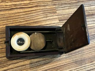 Antique Microscope / Withering Type Microscope in Folding Case,  circa 1800 7