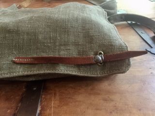 Rare Vintage French Army Military WW1 1918 Model VB Grenade Bag Musette 4