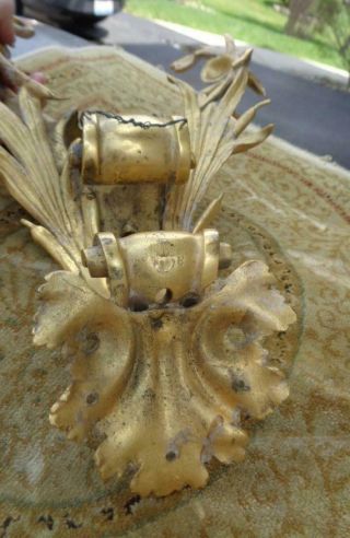 Empire Style Bacchus Face Brass Lamp Wall Sconce,  Set 16x9” Weight 7Lbs Each 8