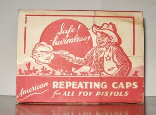 American Repeating Paper Caps,  Full Box 60 Boxes Store Display Box