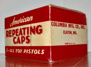 AMERICAN REPEATING PAPER CAPS,  FULL BOX 60 BOXES STORE DISPLAY BOX 4