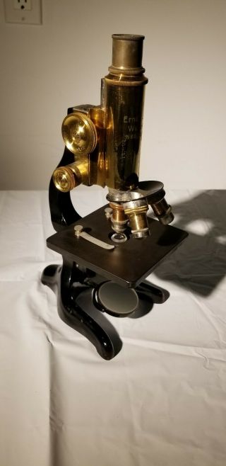 Leitz Wetzlar antique microscope with case 3