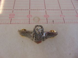 Vtg Wwii United States Air Force Master Navigator Sterling Silver Usaf B51 - 13