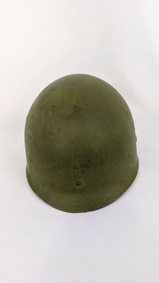 Post Wwii Korean War Us Army M1 Helmet Liner,  Micarta 1952