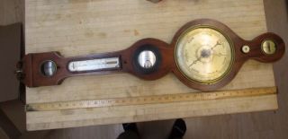 Antique Early Bernasconi Leeds Banjo Barometer