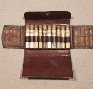 Antique Medical Apothecary Kit Case Late 1800s Dover Powder Opium