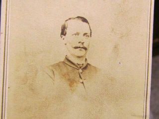 2nd Iowa Infantry Soldier Autographed Cdv Photograph