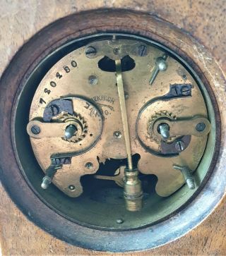 Lenzkirch Alarm Clock Antique 19c Fixed Pendulum Alarm Clock 10